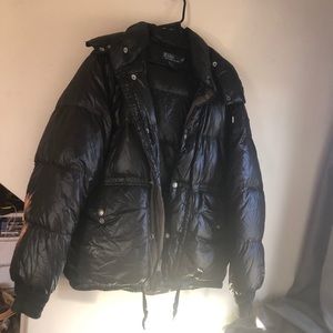 Ralph Lauren polo shiny down coat